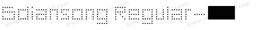 Sdiansong Regular字体转换